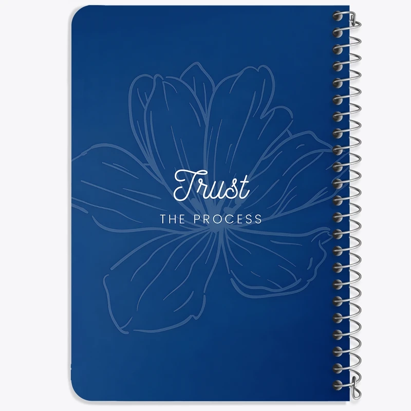 دفتر یادداشت 50 برگ خندالو طرح Trust The Process کد N6900