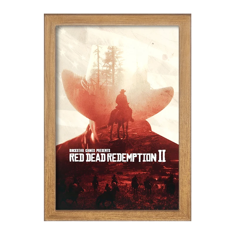 تابلو خندالو طرح رد دد (Red Dead) کد F13604