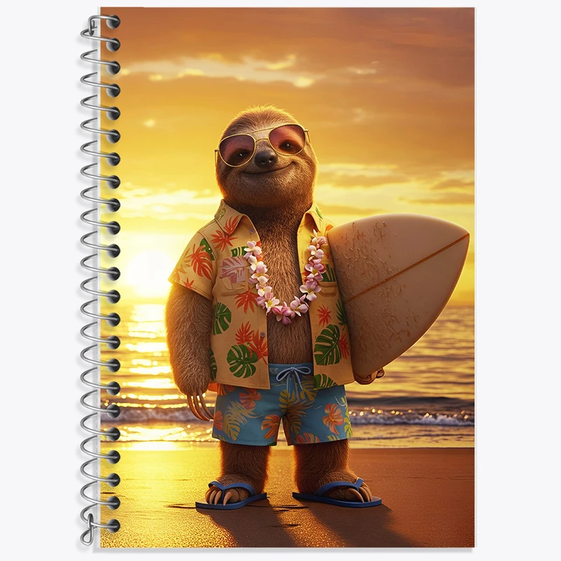 دفتر نت موسیقی 50 برگ خندالو طرح تنبل بامزه کد F13695