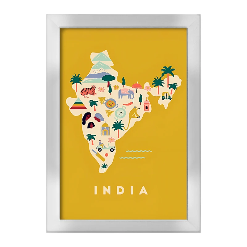 تابلو خندالو طرح هند (India) کد F14362