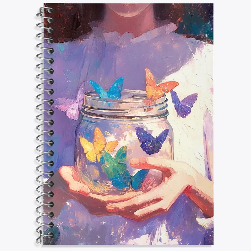 دفتر لغت 50 برگ خندالو طرح فانتزی کد N9422