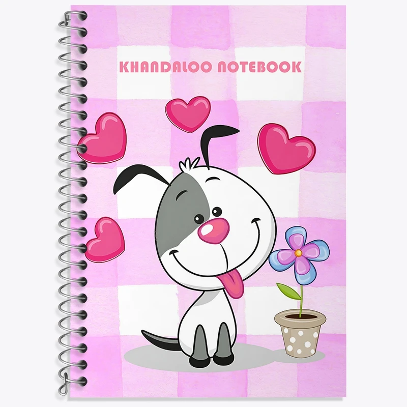 دفتر لغت 50 برگ خندالو طرح سگ بامزه کد N6410