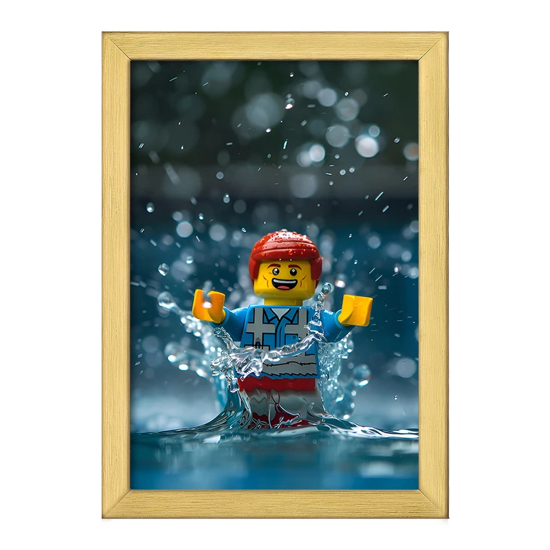 تابلو خندالو طرح لگو (Lego) کد F6538