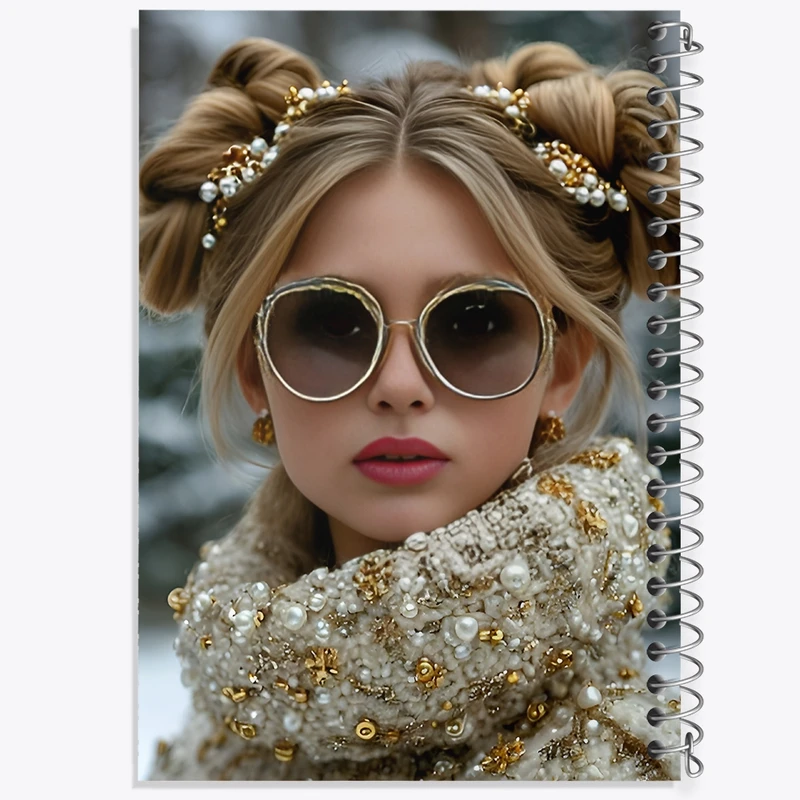 دفتر لیست خرید 50 برگ خندالو طرح دخترانه کد F11860