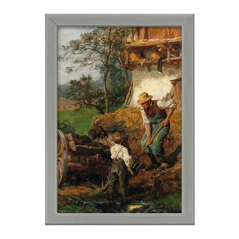 تابلو خندالو طرح نقاشی یاور کوچولو اثر فلیکس شلزینگر کد F12312