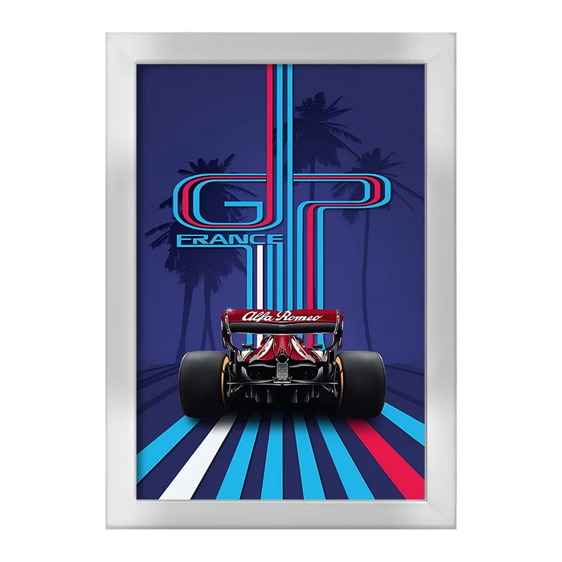 تابلو خندالو طرح ماشین مسابقه ای کد F4957