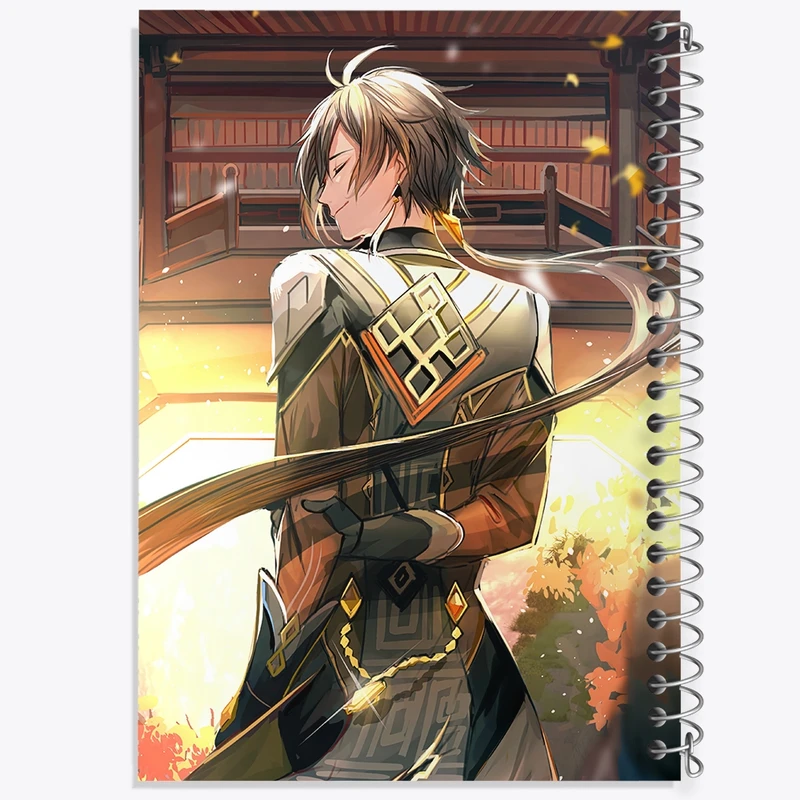 دفتر طراحی 50 برگ خندالو طرح بازی گنشین ایمپکت Genshin Impact کد 25692