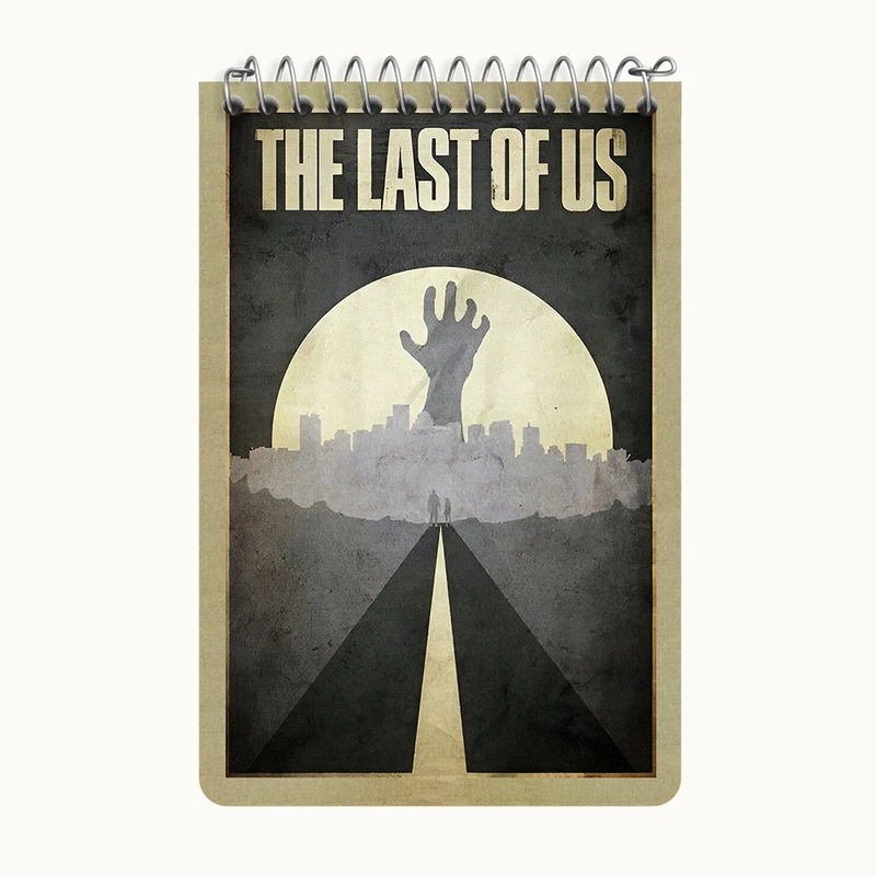 دفتر یادداشت 50 برگ خندالو طرح آخرین بازمانده از ما (The Last Of Us) کد F13584