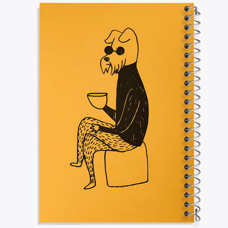 دفتر مشق 100 برگ خندالو طرح سگ کد F10067