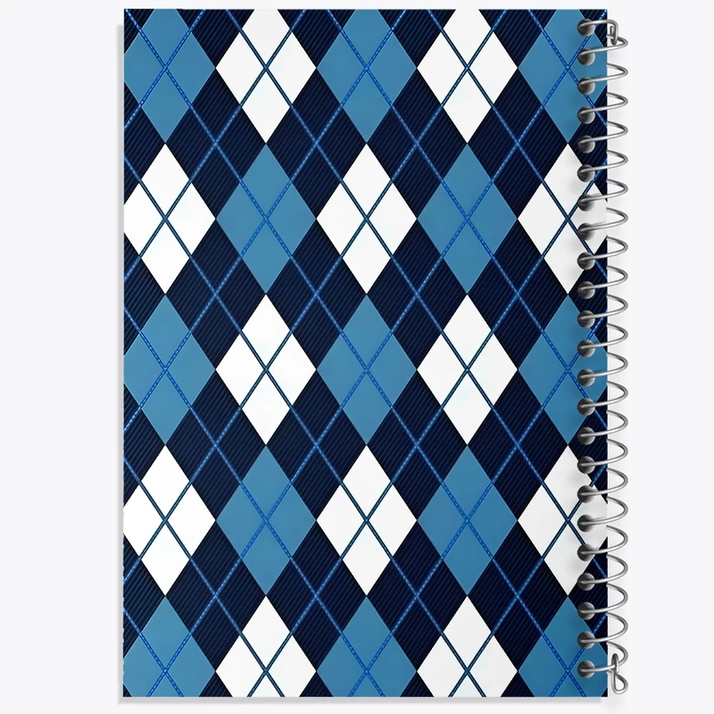 دفتر لیست خرید 50 برگ خندالو طرح پترن لوزی کد N6756