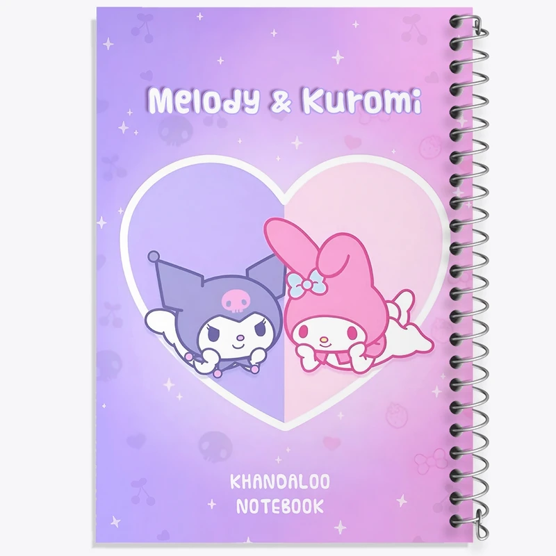 دفتر شطرنجی 50 برگ خندالو طرح کرومی و مای ملودی کد N9013