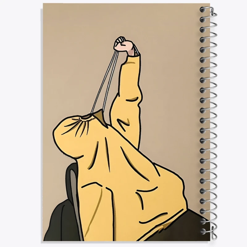 دفتر طراحی 50 برگ خندالو طرح دخترانه فانتزی کد N2725