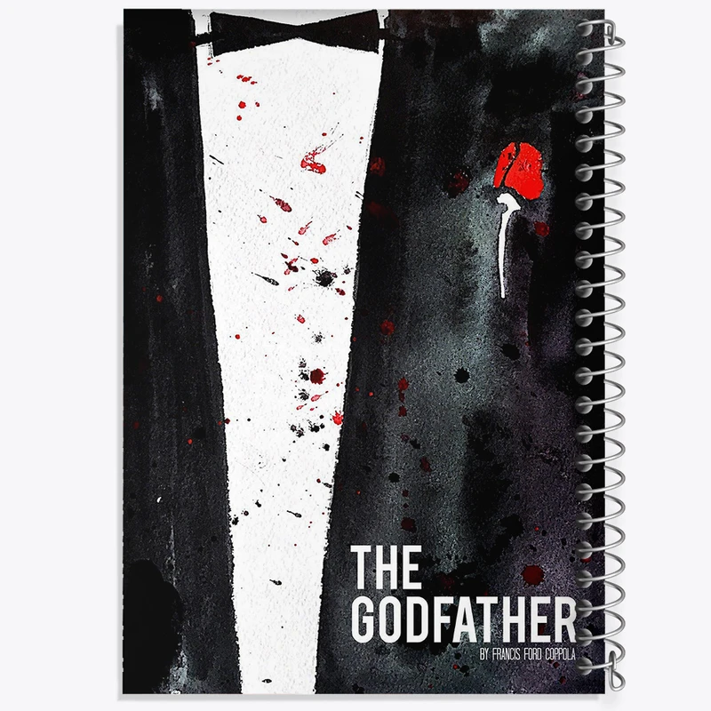دفتر نقاشی 50 برگ خندالو طرح پدر خوانده (The God Father) کد F11344