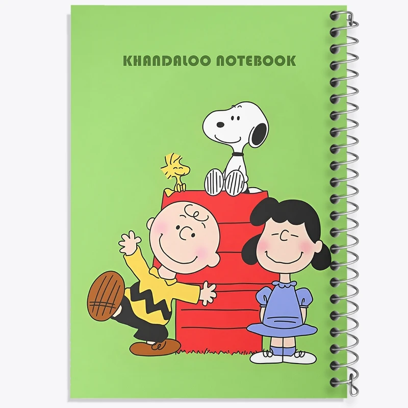 دفتر طراحی 50 برگ خندالو طرح اسنوپی (snoopy) کد N6353