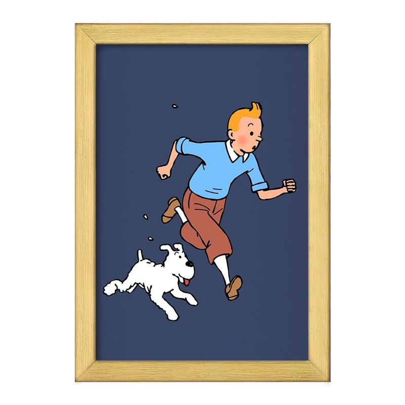 تابلو خندالو طرح تن تن (Tintin) کد F964