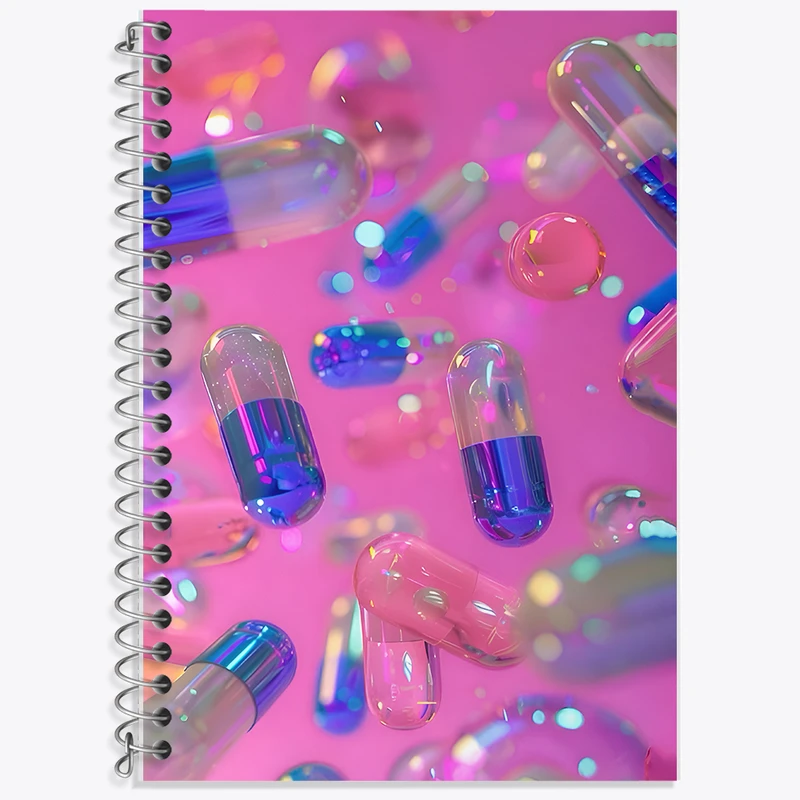 دفتر نت موسیقی 50 برگ خندالو طرح پترن قرص کد F11594