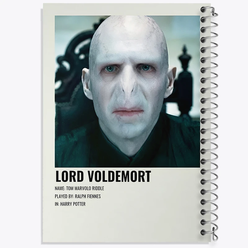 دفتر نقاشی 50 برگ خندالو طرح لرد ولدمورت (Lord Voldemort) کد F13403
