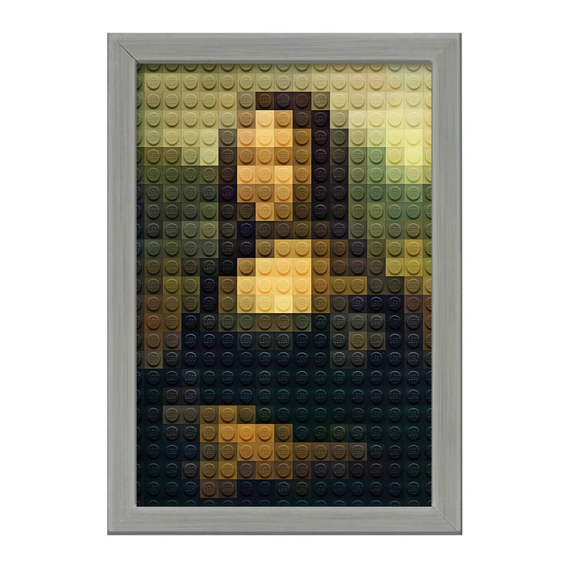 تابلو خندالو طرح لگو مونالیزا کد F1813