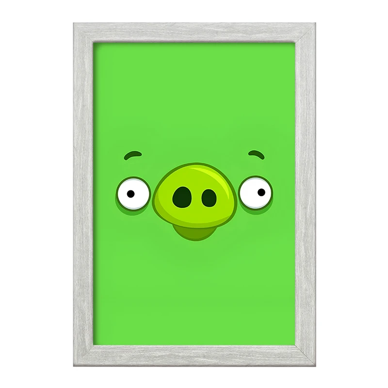 تابلو خندالو طرح پرندگان خشمگین (Angry Birds) کد F3309