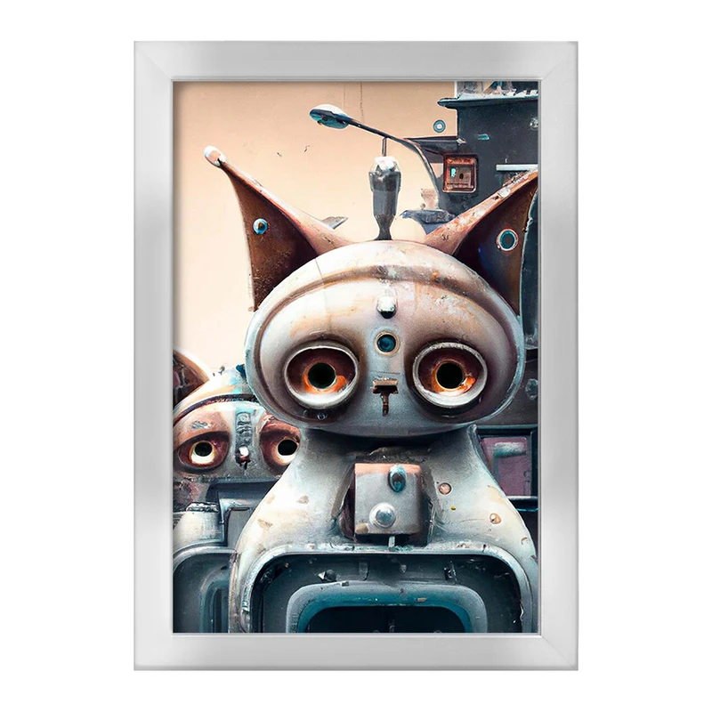 تابلو خندالو طرح ربات کد F1034