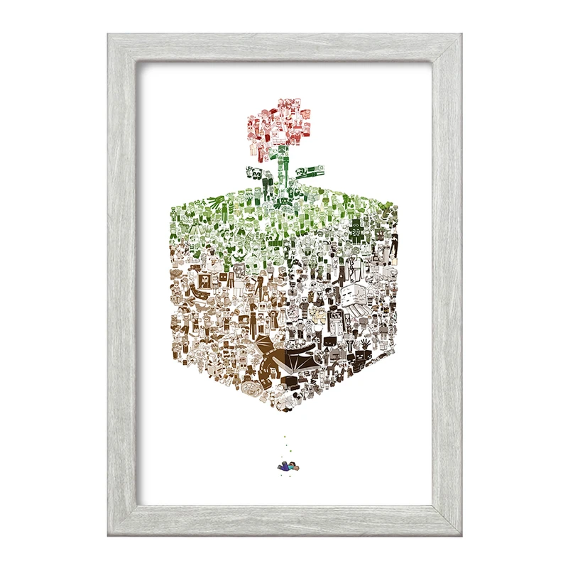 تابلو خندالو طرح ماینکرافت (Minecraft) کد F14095