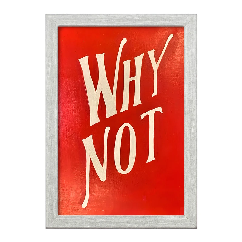 تابلو خندالو طرح Why Not کد F10565