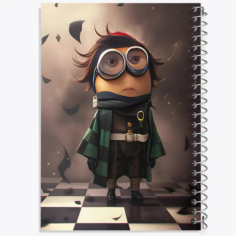 دفتر طراحی 50 برگ خندالو طرح مینیون ها (Minions) کد F11560