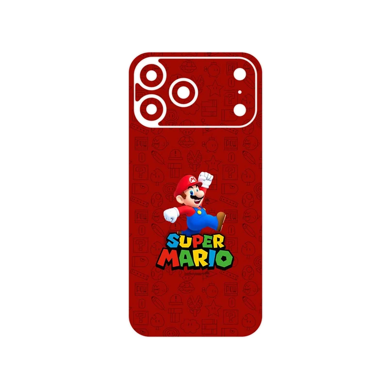 برچسب پوششی ماهوت مدل Super_Mario_Game مناسب برای گوشی موبایل اپل iPhone 17 Pro Max