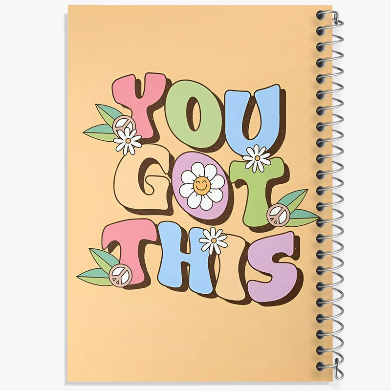 دفتر مشق 50 برگ خندالو طرح انگیزشی کد N8523