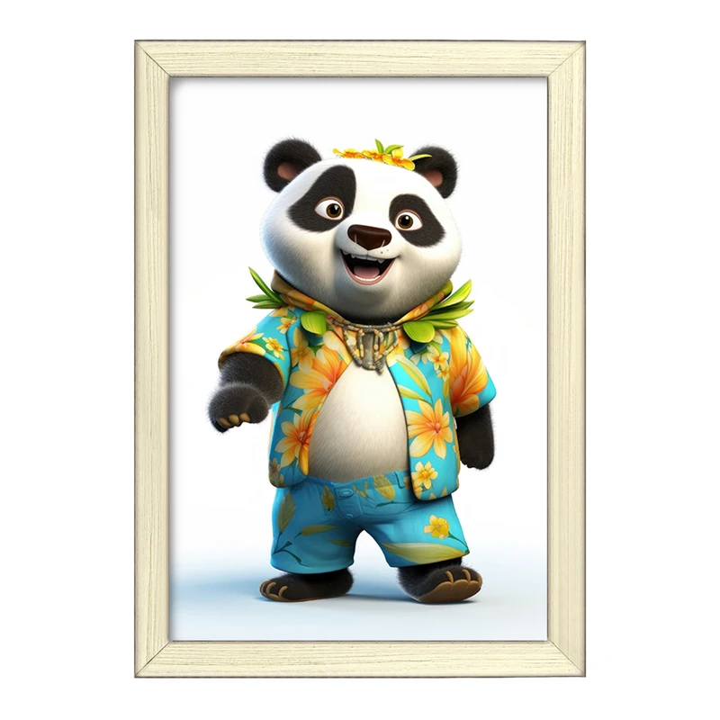 تابلو خندالو طرح پاندا کیوت کد F2568