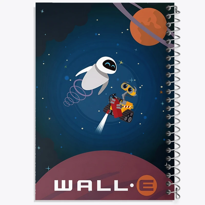 دفتر شطرنجی 50 برگ خندالو طرح وال ای (wall-E) کد F9692