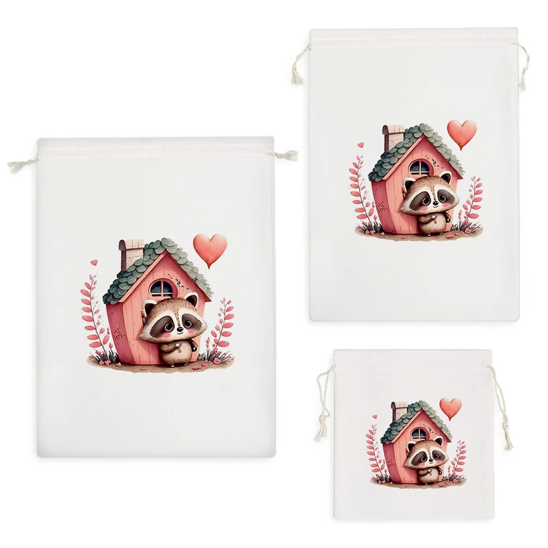 نظم دهنده خندالو مدل  راکون بامزه کد H398 مجموعه 3 عددی