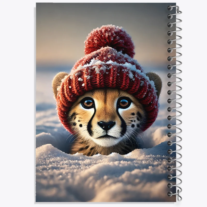 دفتر نقاشی 50 برگ خندالو طرح یوزپلنگ بامزه کد F11531