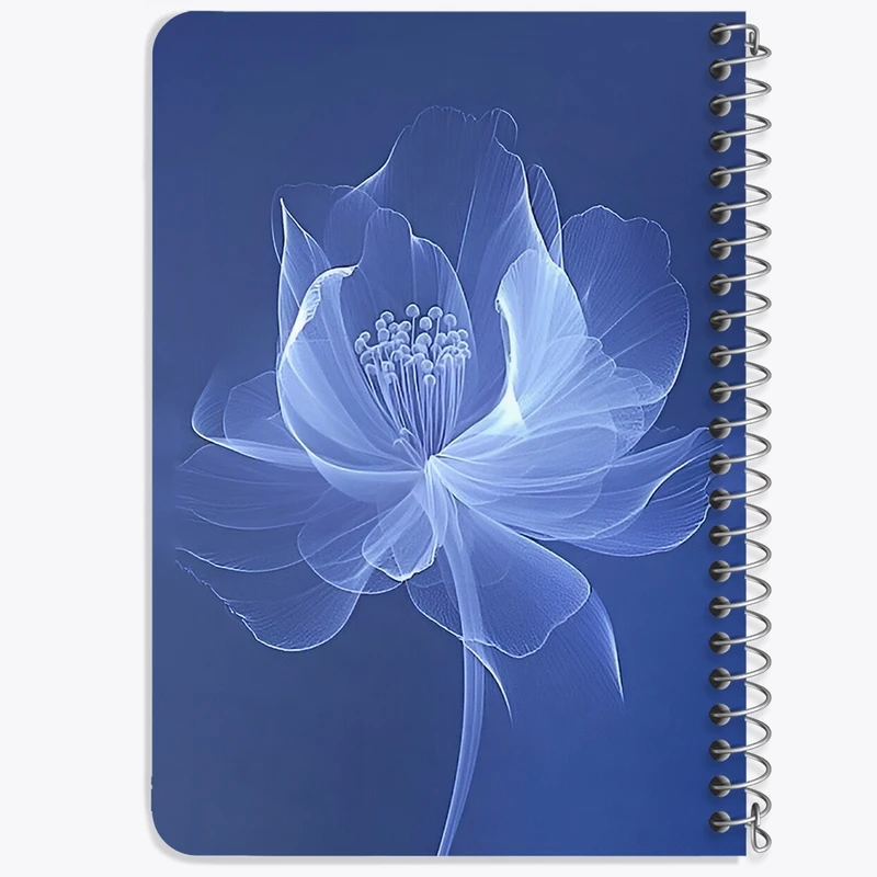 دفتر یادداشت 50 برگ خندالو طرح گل مینیمال کد N5878