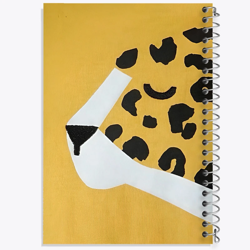 دفتر مشق 50 برگ خندالو طرح پلنگ (Leopard) کد N8515