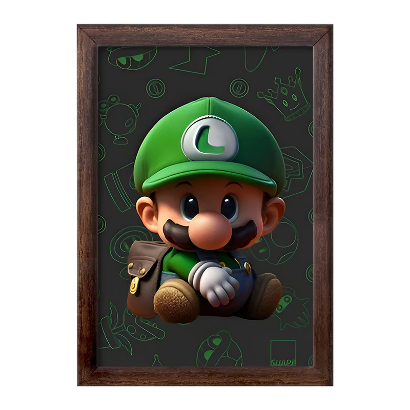 تابلو خندالو طرح سوپر ماریو (Super Mario) کد F9579