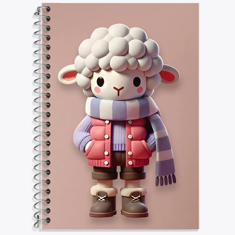 دفتر نت موسیقی 50 برگ خندالو طرح گوسفند بامزه کد F9306