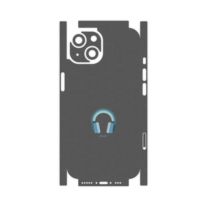 برچسب پوششی ماهوت مدل Minimal Headphone Icon-FullSkin مناسب برای گوشی موبایل اپل iPhone 14