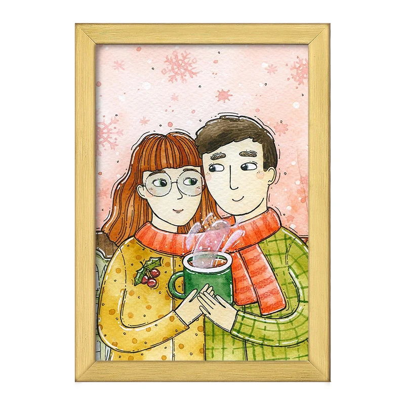 تابلو خندالو طرح عاشقانه  کد 1855