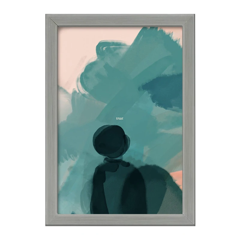 تابلو خندالو طرح دکوراتیو (decorative) کد F1734