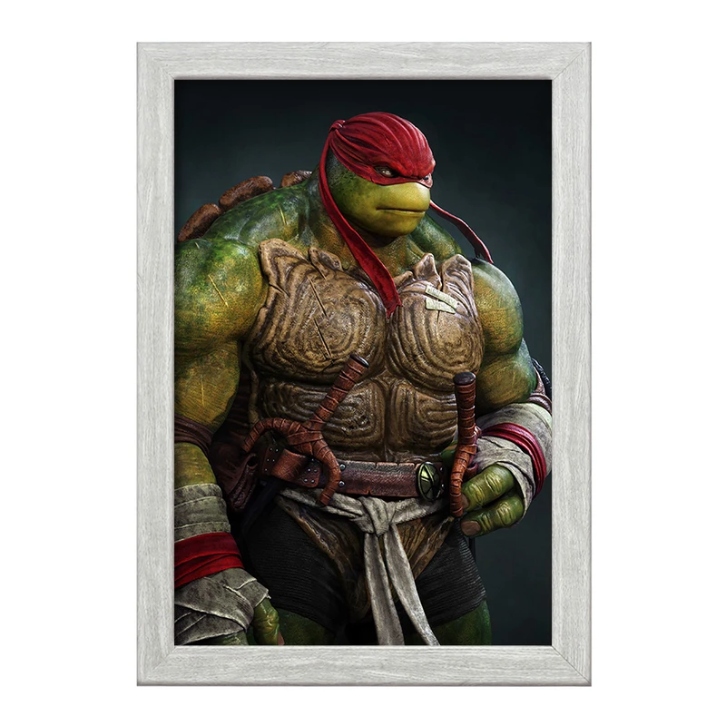 تابلو خندالو طرح رافائل لاکپشت های نینجا  کد 13224