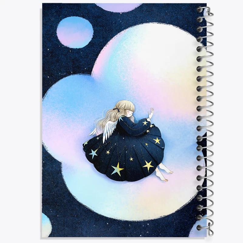 دفتر مشق 100 برگ خندالو طرح دخترانه کد F9335