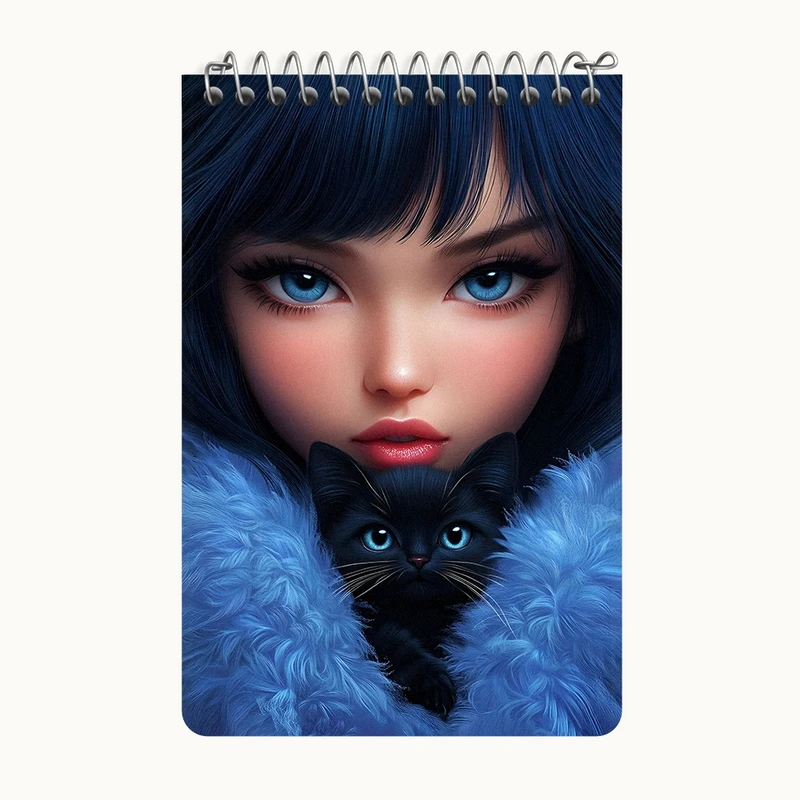 دفتر یادداشت 50 برگ خندالو طرح دخترانه کد F5991