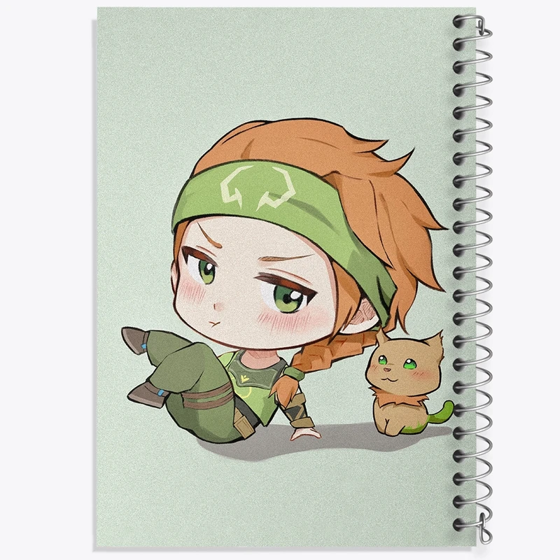 دفتر طراحی 50 برگ خندالو طرح بازی ولورانت (Valorant) کد 33061