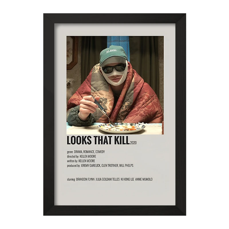 تابلو خندالو طرح چهره کشنده (Looks That Kill) کد F13081