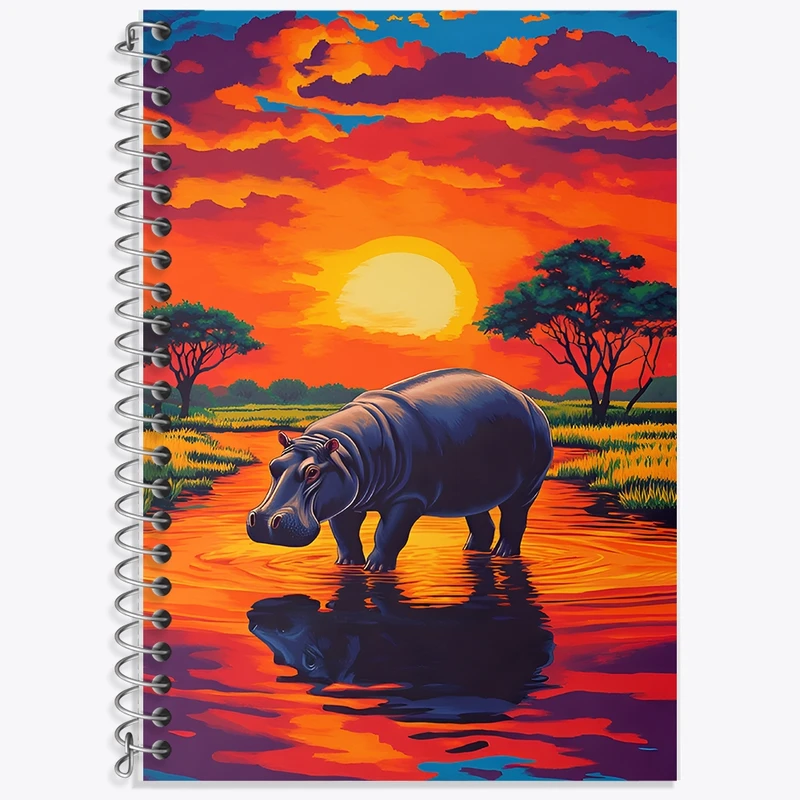 دفتر لغت 50 برگ خندالو طرح اسب آبی کد F12112