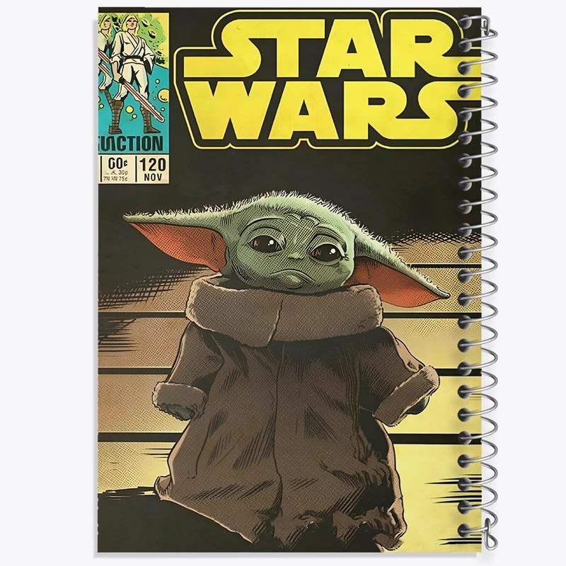 دفتر لیست خرید 50 برگ خندالو طرح بیبی یودا کد F9665