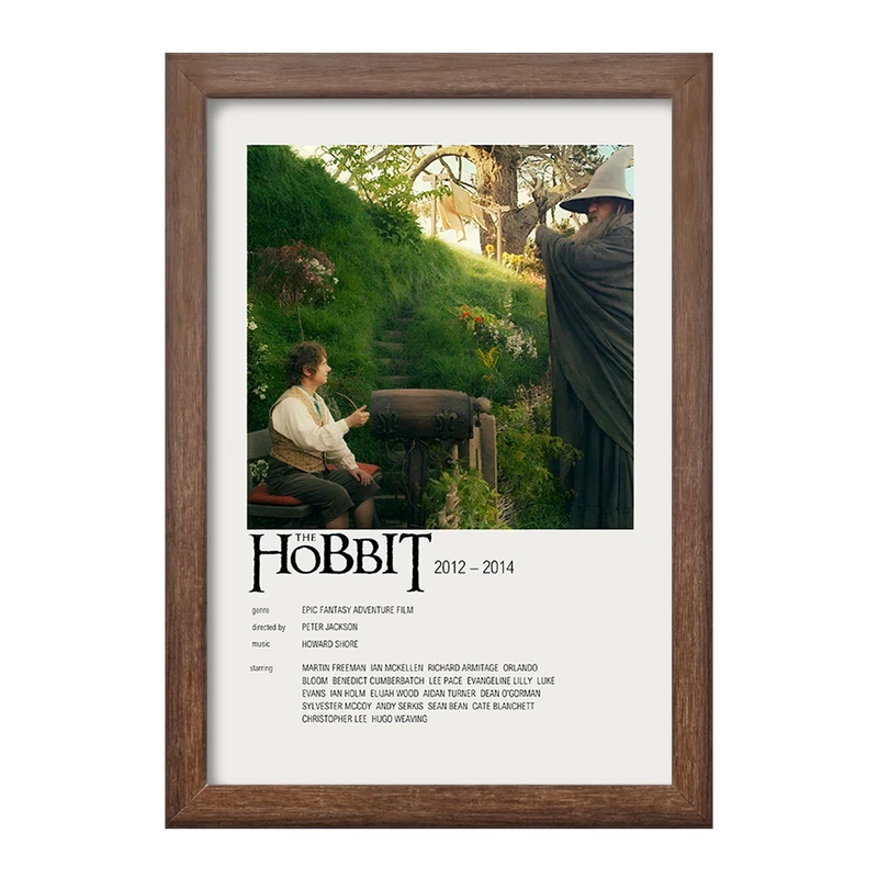 تابلو خندالو طرح هابیت ها (The Hobbit) کد F13294