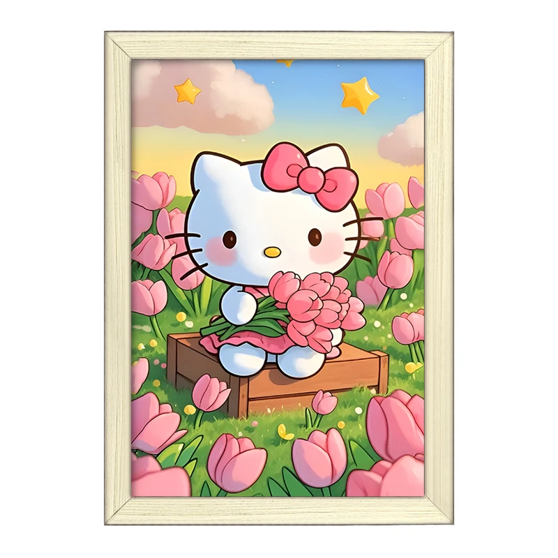 تابلو خندالو طرح هلو کیتی (Hello Kitty) کد F12712