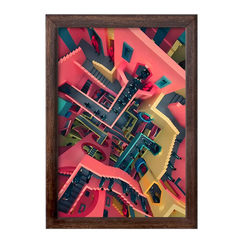 تابلو خندالو طرح بازی مرکب (Squid Game) کد F11870